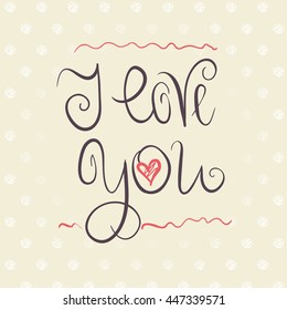 Lettering for your design. 