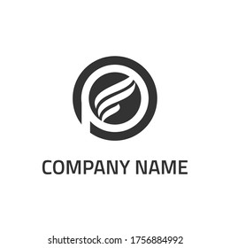 letter,leaf,illustration design logo vector icon