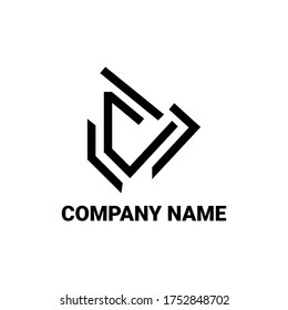 Lettermark D. Logotype, Modern Logo Design