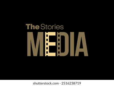 Lettermark logo template of the stories Media