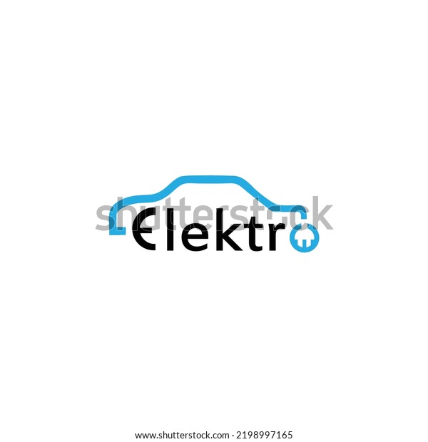 lettermark logo that combines the shape of a\
car with electro writing. Can be used for brands, logos, mascots or\
tattoos for various\
companies