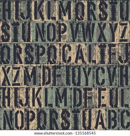 letterpress seamless background. Vector, EPS8