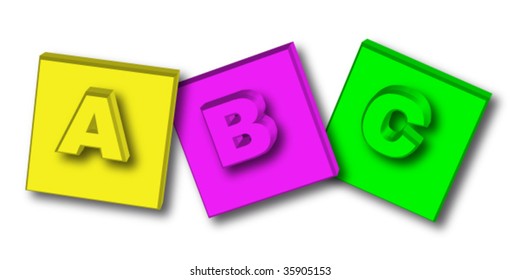 Letters in 3d