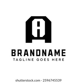Letters AA Monogram Logo, suitable for any business with A or AA initials