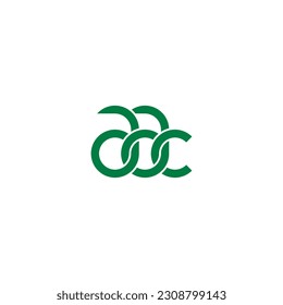 Logo-Design für Buchstaben AAC Monogram