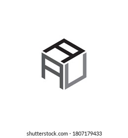 Letters AAU Joint logo icon