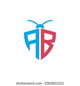 Letters AB Pest Control Logo