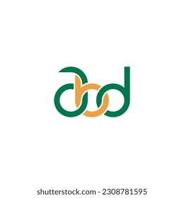 Letters ABD Monogram logo design