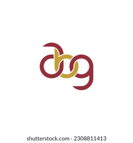 Letters ABG Monogram logo design