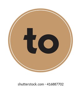 to letters ,abstract background logo, design identity in circle, alphabet letter