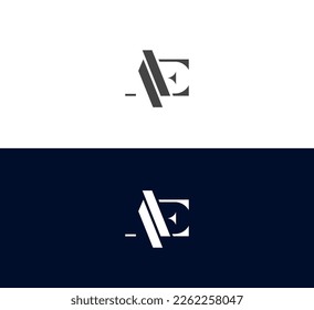 Letters AE,EA joint logo icon vector template. AE, EA logo.