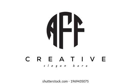 Letters AFF creative logo design vector