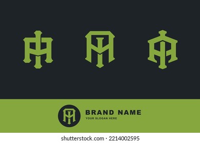 Letters AI or IA monogram template logo initial for clothing, apparel, brand