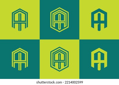 Letters AI or IA monogram template logo initial for clothing, apparel, brand