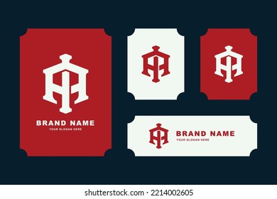 Letters AI or IA monogram template logo initial for clothing, apparel, brand