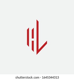 Letters AL logo with a simple and sophisticated design. the concept of using bold and clean. suitable for industrial, construction, real estate, personal, business consulting and others