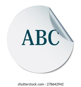 Letters of the alphabet. ABC. Icon learning. school symbol
