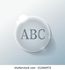 Letters of the alphabet. Icon learning. school symbol