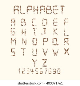 Letters of the alphabet - illustration vector