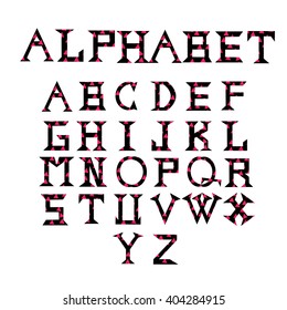 Letters of the alphabet - illustration vector