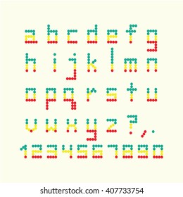 Letters of the alphabet - illustration vector