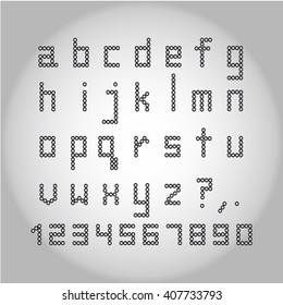 Letters of the alphabet - illustration vector