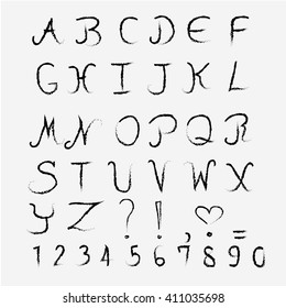 Letters of the alphabet - illustration vector