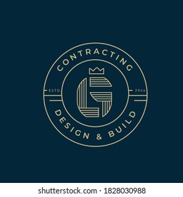 Letras del alfabeto L, logotipo del vector G. Icono de letras L,G. emblema L,G