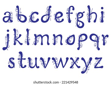 Letters of the Alphabet, vector illustration