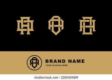 Letters AO or OA monogram template logo initial for clothing, apparel, brand