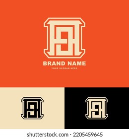 Letters AO or OA monogram template logo initial for clothing, apparel, brand