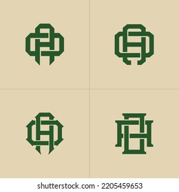 Letras AO o logotipo de la plantilla de monograma OA inicial para ropa, ropa, marca