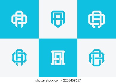 Letters AO or OA monogram template logo initial for clothing, apparel, brand