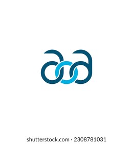 Letters AOA Monogram logo design