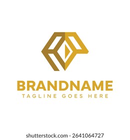 Letters AP Diamond Logo, symbolizing elegance, strength, and premium identity