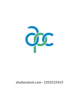 Letters APC Monogram logo design