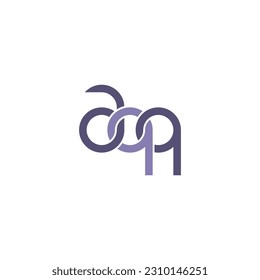 Diseño del logotipo del Monograma AQQ