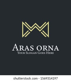Letters AW or WA initial Monogram combination of Two letters A&W. Luxury, simple, minimal and elegant Logo Template.Best identity for luxury brand, hotels, boutiques, jewelry, cosmetics and stores.
