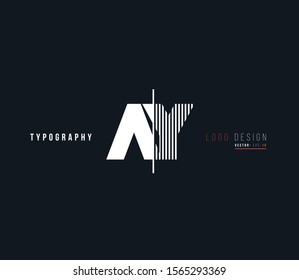 Letters A&Y Joint logo icon vector for business card and corporate identity.

