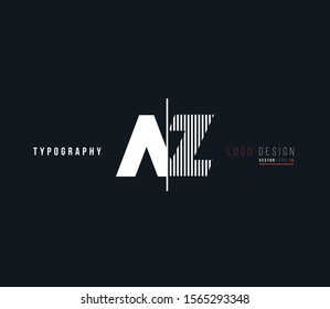 Letters A&Z Joint logo icon vector for business card and corporate identity.
