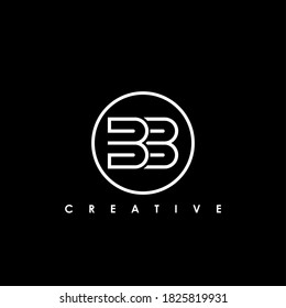 Icono del logotipo de las letras B, B y B