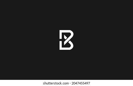 LETTERS B OR BX LOGO DESIGN WITH NEGATIVE SPACE EFFECT FOR ILLUSTRATION USE
