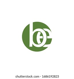 Letters B C, B&C joint logo icon with business card vector template.