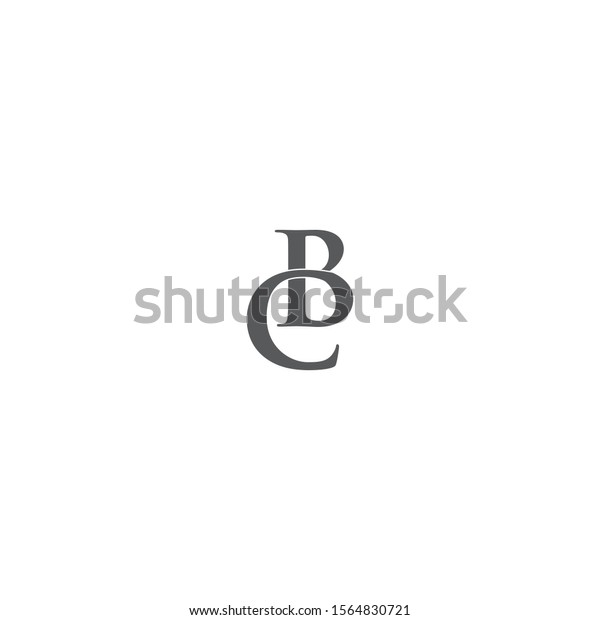 Letters B C Combined Icon Logo Stock Vector (Royalty Free) 1564830721