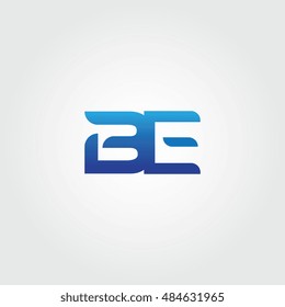 The letters B and E combined Icon Logo Templates. BE Initial Vector Design Element For Download