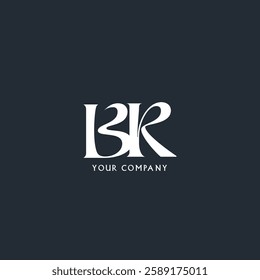 Letters B K joint logo icon vector template.