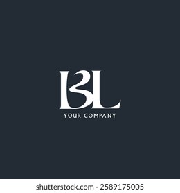 Letters B L joint logo icon vector template.