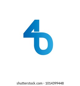 Letters B logo. Design template elements