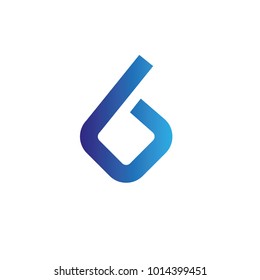 Letters B logo. Design template elements