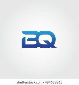 The letters B and Q combined Icon Logo Templates. BQ Initial Vector Design Element For Download